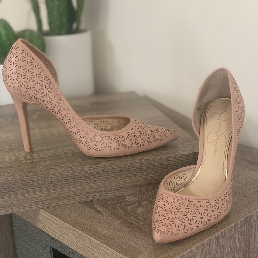 Pointed toe heels by Jessica Simpson